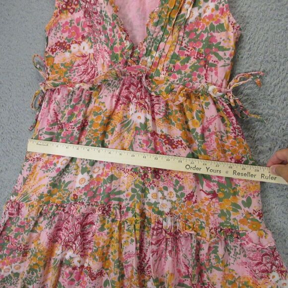 Banjanan Womens Chandra Mini Dress size XS Floral Tiered‎ Cottage Boho - Picture 8 of 10